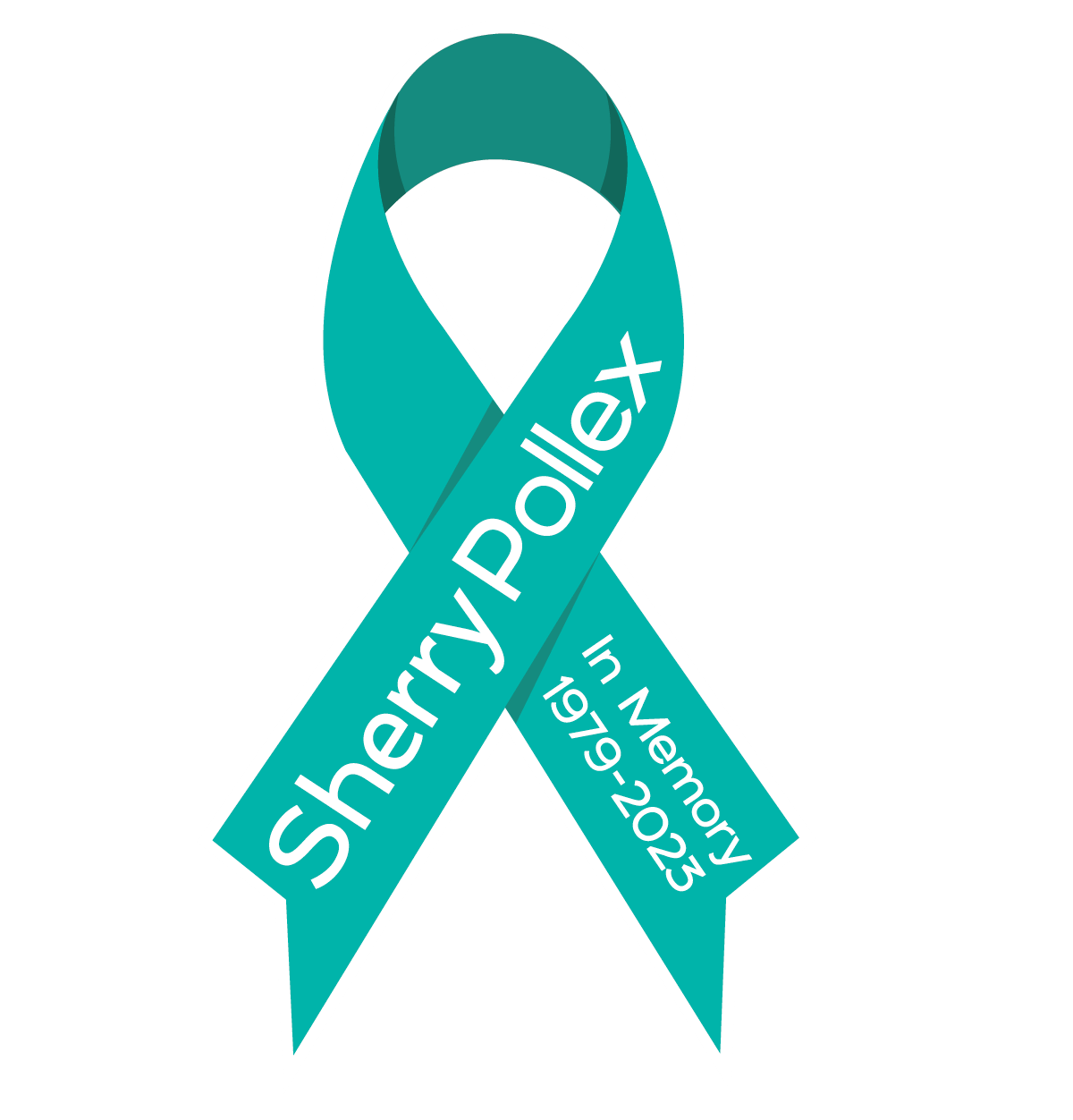 Teal Memorial Ribbon